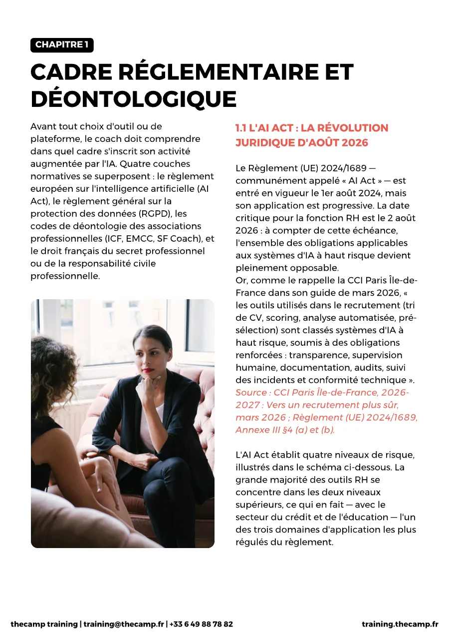 Aperçu de la page 5 du livre blanc IA et coaching