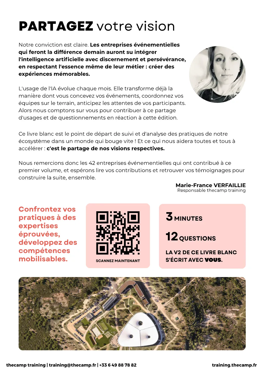 Aperçu de la page 2 du livre blanc IA et événementiel