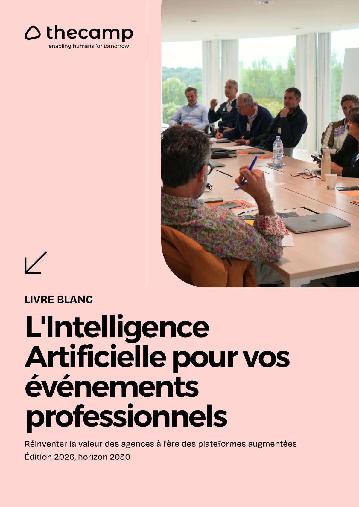 Couverture du livre blanc IA et événementiel