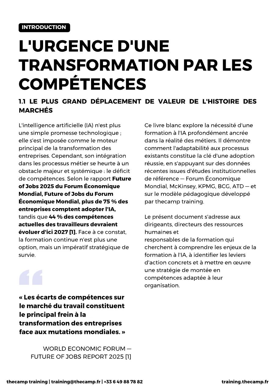 Aperçu de la page 5 du livre blanc IA au service des métiers