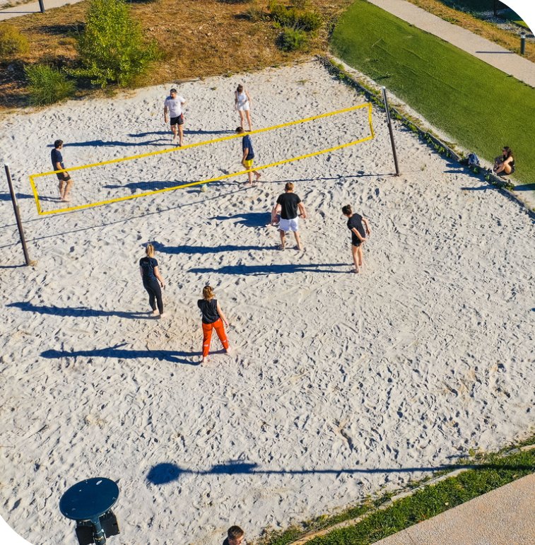 Beach volley : team building à thecamp, Aix-en-Provence